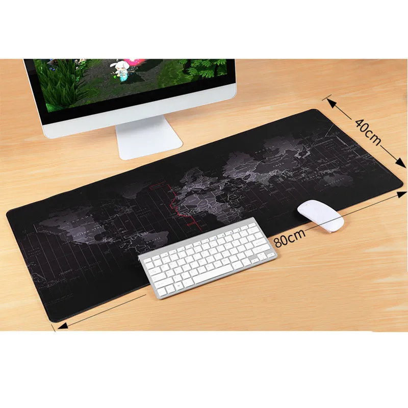 Коврик для мыши с картой мира 80x40 см|keyboard mat|mouse pad largemouse |