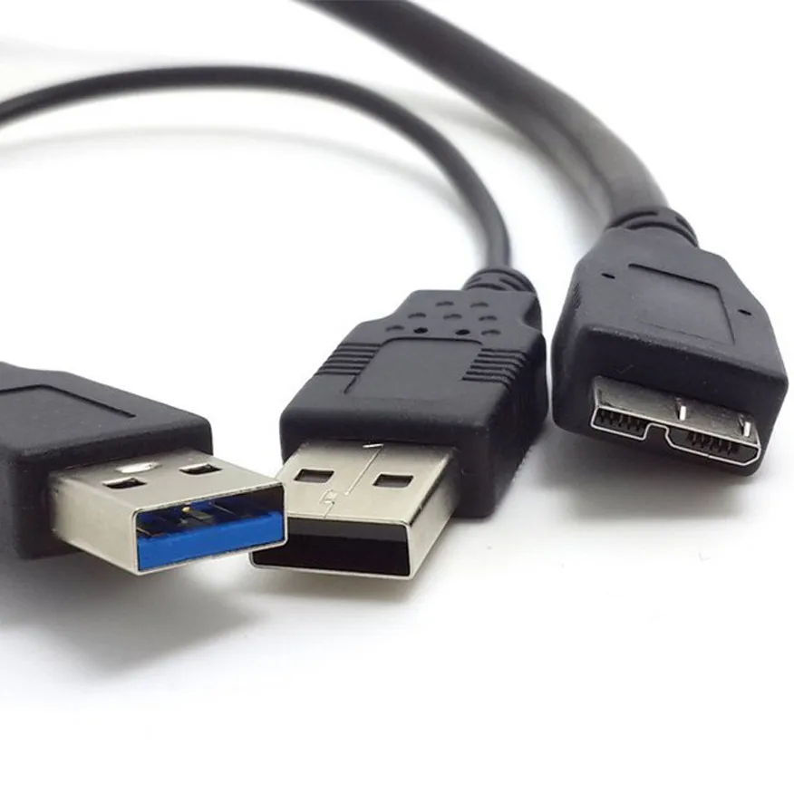 2019 0.6M 1M USB 3.0 A Male Micro USB 3.0 Y Cable Cord