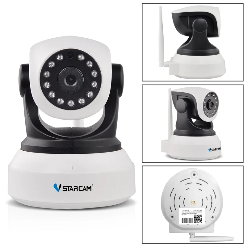 

Vstarcam C7824WIP Free Shipping Onvif 2.0 720P IP Camera Wireless Wifi CCTV Camera HD Indoor Pan/Tilt IR CUT Night Vision