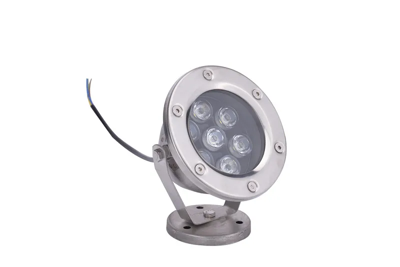 

10pcs/lot Free Shipping 7w DC12v LED Underwater Light Outdoor Fountain Pool Spot Light Waterproof IP68