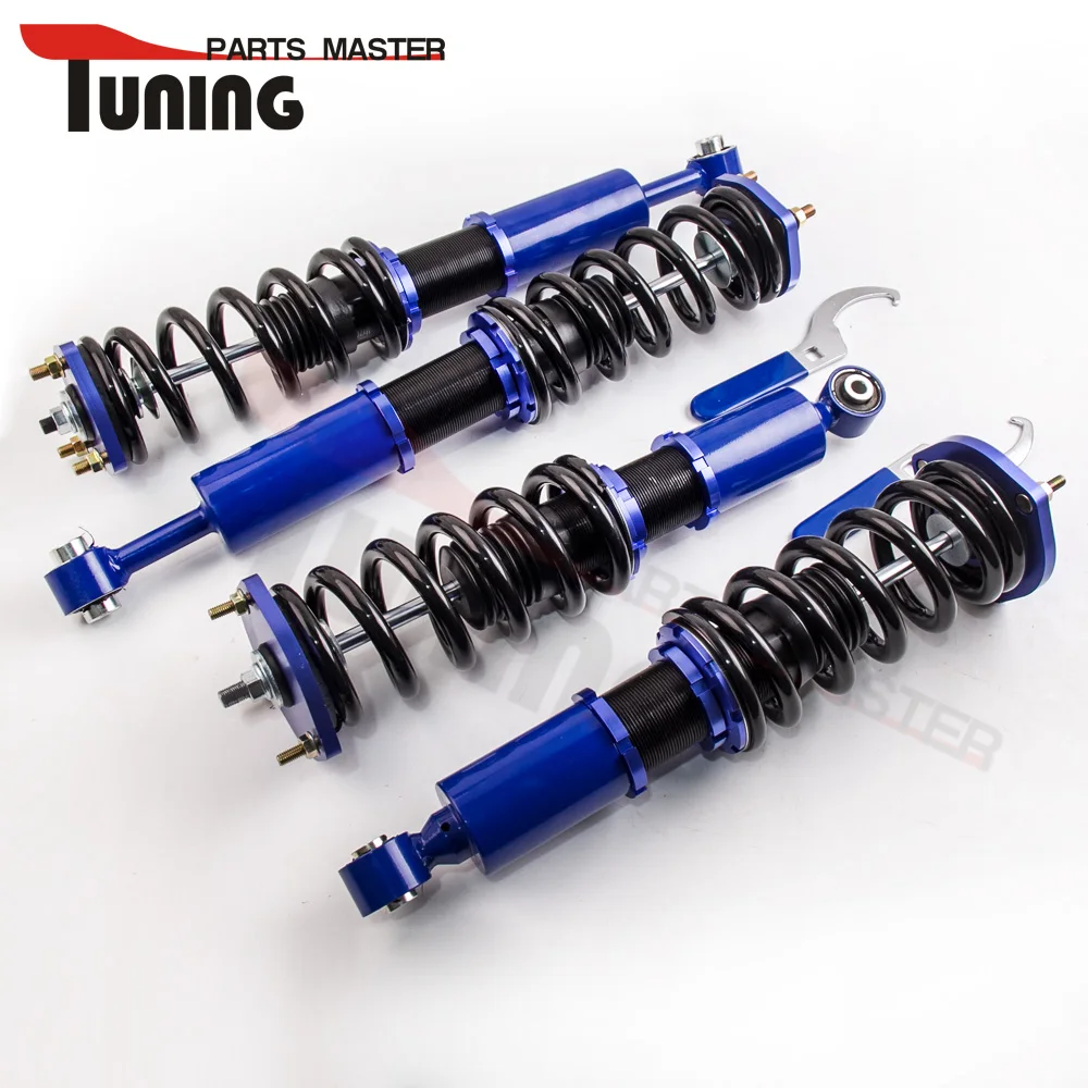 For Lexus IS300 2001 2005 Full Coilover Suspension lowering Kits Blue