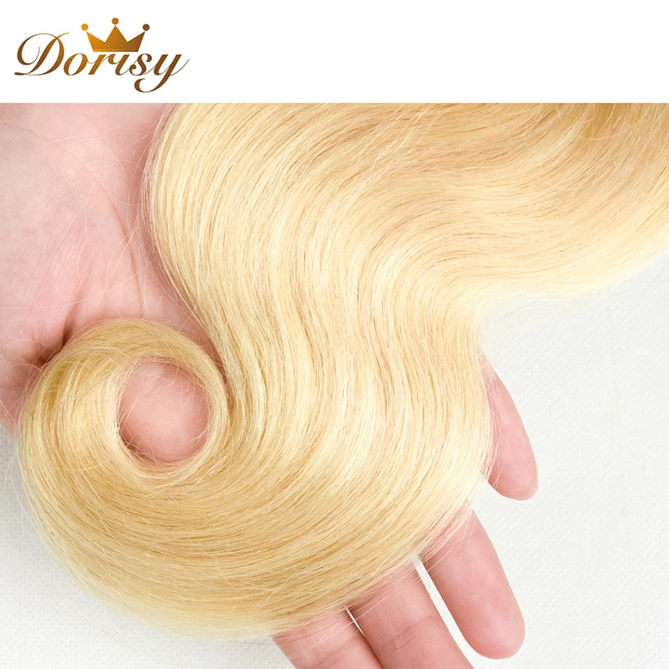 Dorisy Hair 613 Blonde Bundles 3 Pcs/Lot Brazilian Body Wave Human Hair Weave Bundles Remy Hair 10-24 Inch Free Shipping