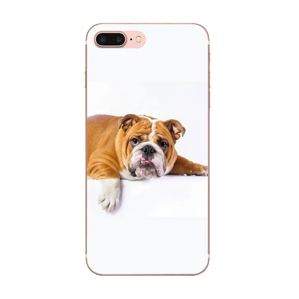 Милая собака Английский бульдог на продажу! Cool для Galaxy J1 J2 J3 J330 J4 J5 J6 J7 J730 J8 2015 2016 2017