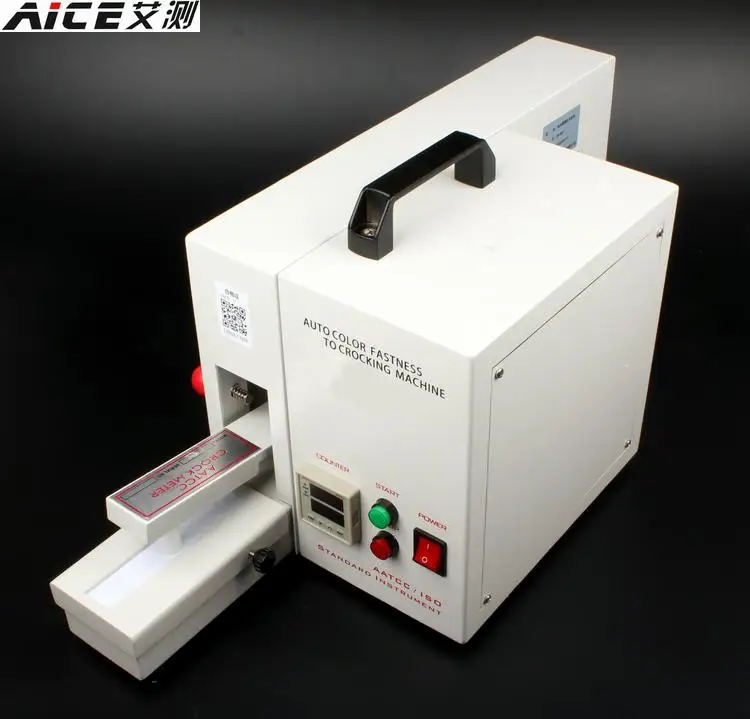 Electric dry and wet rubbing color fastness tester test machine yarn