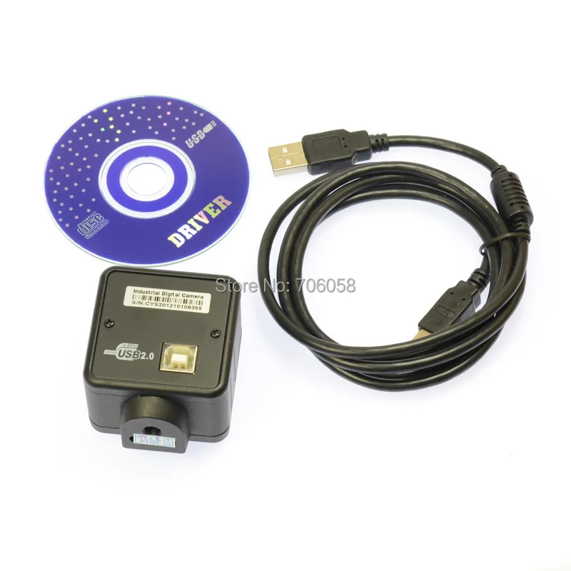USB микроскоп камера 2.0MP CMOS Цифровая промышленная C mount увеличительная видеокамера