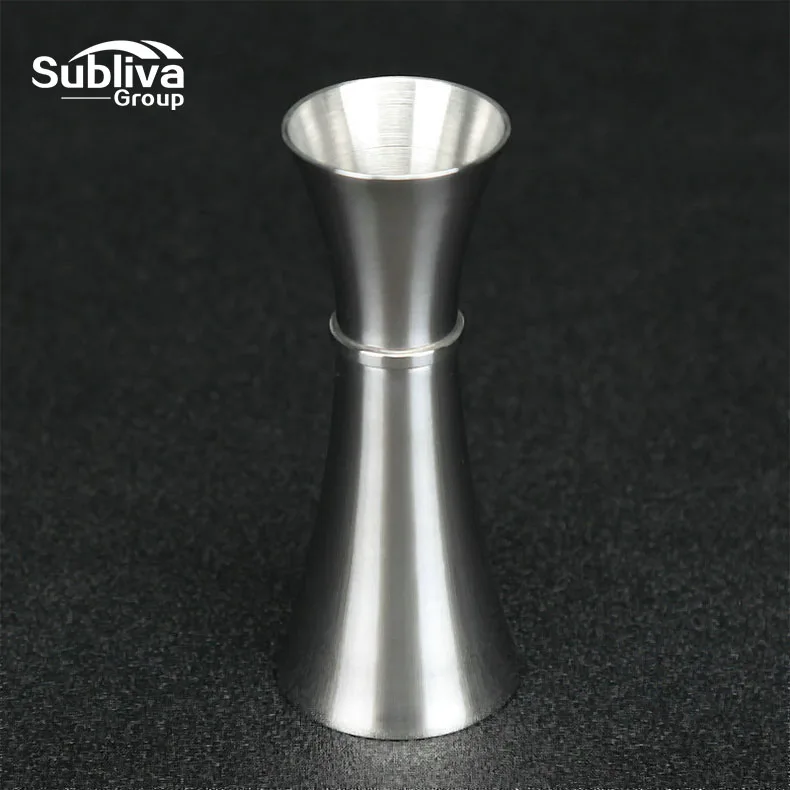 

Exclusive 30/60ml Silver Stainless Steel Jigger Bar Measures Bar Tools Bar Accessories