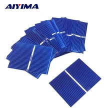 AIYIMA 40pcs 52x38MM 0.3W Polycrystalline Silicon Solar Panel DIY Solar Cells Panel