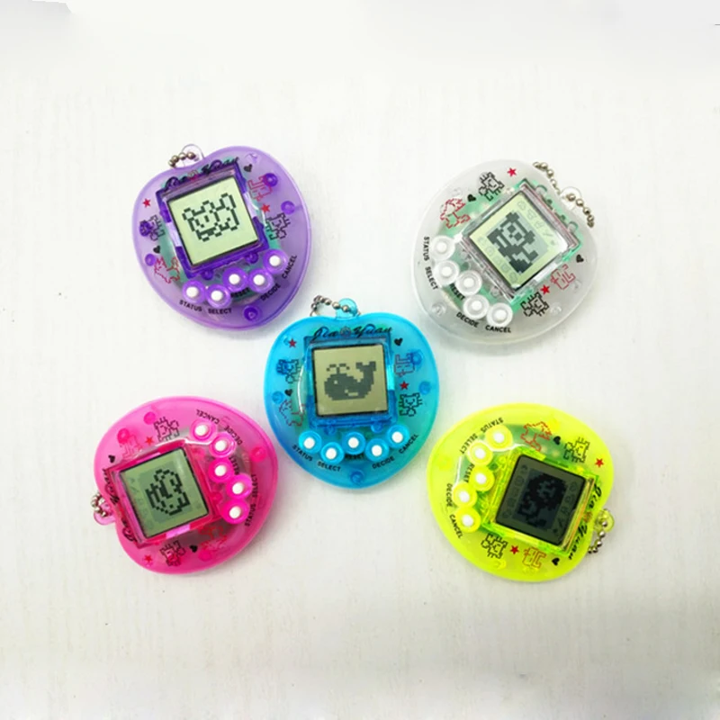 

1Pcs Funny Tamagochi Pet Virtual Transparent Digital Game Machine Nostalgic Pet in 01 Cyber Electronic Pet Child Toy For Gifts