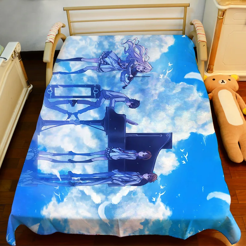 

Anime Manga Your Lie in April Bed Sheet 150*200cm Bedsheet 002