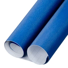 Sunice Metallic Blue In Alluminio Spazzolato Pellicola Dell’involucro Dell’automobile Del Vinile Del Corpo Pellicola Decorazione Esterna Del Veicolo Moto Automobili Adesivi Per Auto