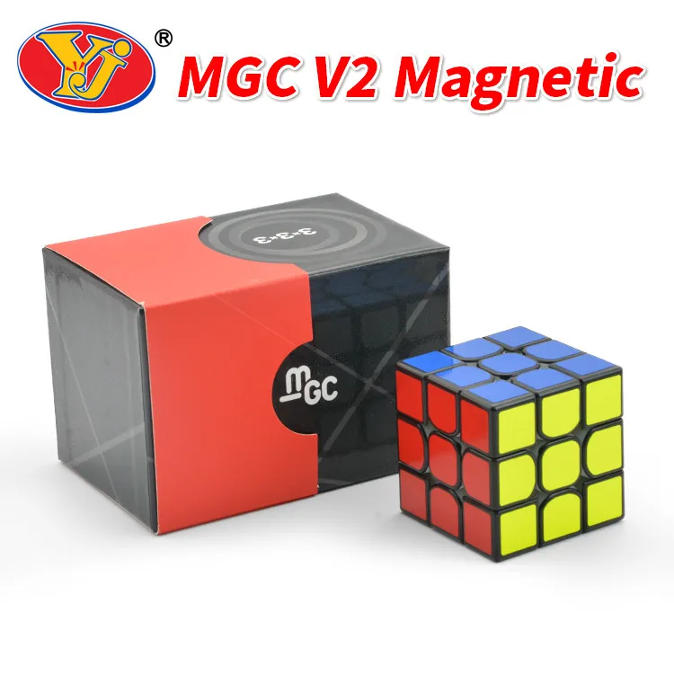 YongJun MGC3 Elite M 3x3 черный скоростной куб YJ MGC Elite Магнитный 3x3x3 Magico кубики Головоломка Развивающие игрушки для детей