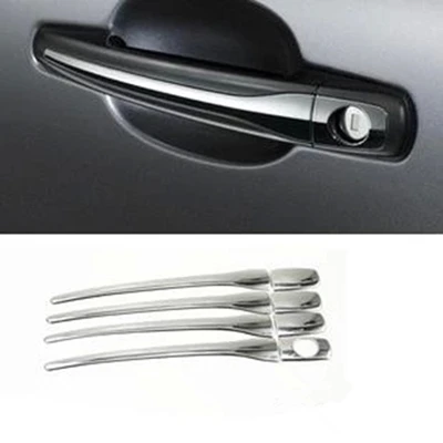 

FUNDUOO For Citroen C-QUATRE C4L Peugeot 3008 408 308 208 301 New Chrome Stainless steel Door Handle Covers trim