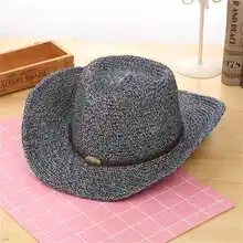 Ковбойская шляпа Sir соломенная шляпа для мужчин и женщин Летняя Пляжная Шляпа AD432