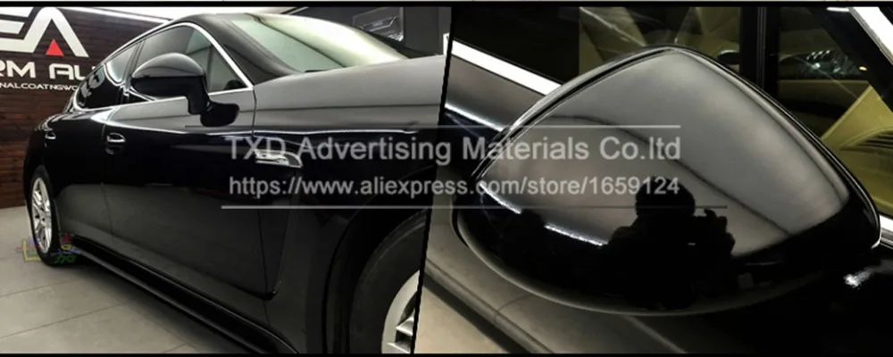 12 см/30 см/50 см/60 см x 30 0 см/лот глянцевая черная наклейка на кузов автомобиля сделай