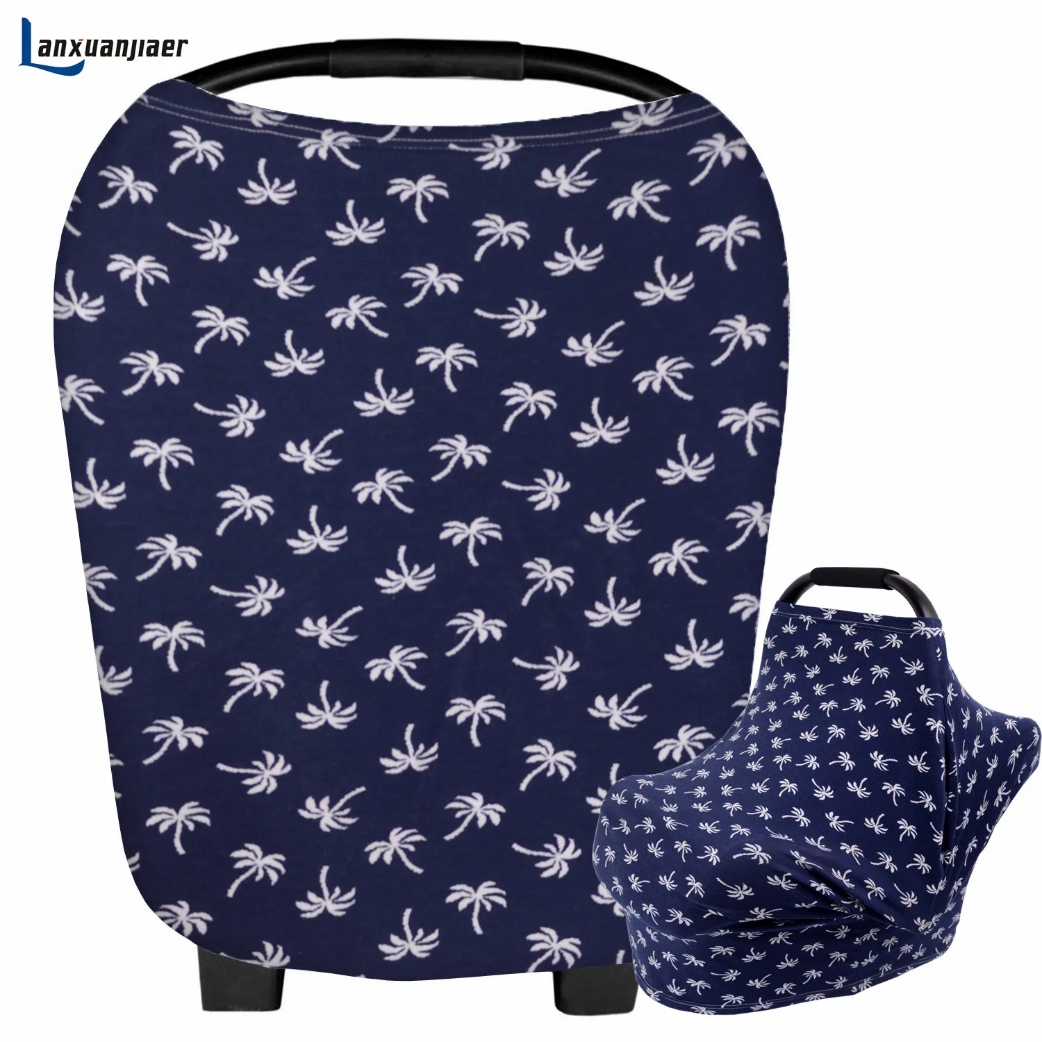 Lanxuanjiaer Baby Car Seat Cover Multi Use Nursing Cover Grocery Cart