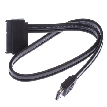 

Xiwai Power eSATA USB 2 0 Combo Connector to 2 5" SATA 22Pin Hard Disk Cable High Quality 50cm Cablecc
