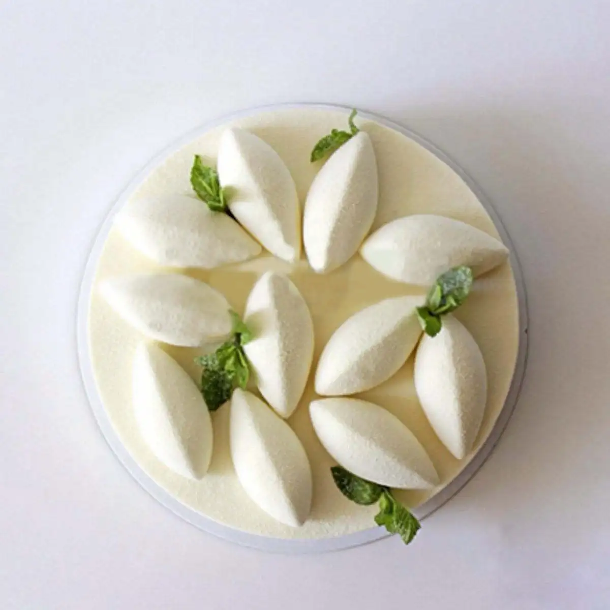 JX-LCLYL новая 3D Quenelle форма силиконовая для десерта форма для Мусса торт чизкейки противень