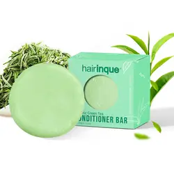 Зеленый чай кондиционер бар ручной работы Витамин С увлажняющий, Питательный кондиционер для волос Мыло Уход за волосами