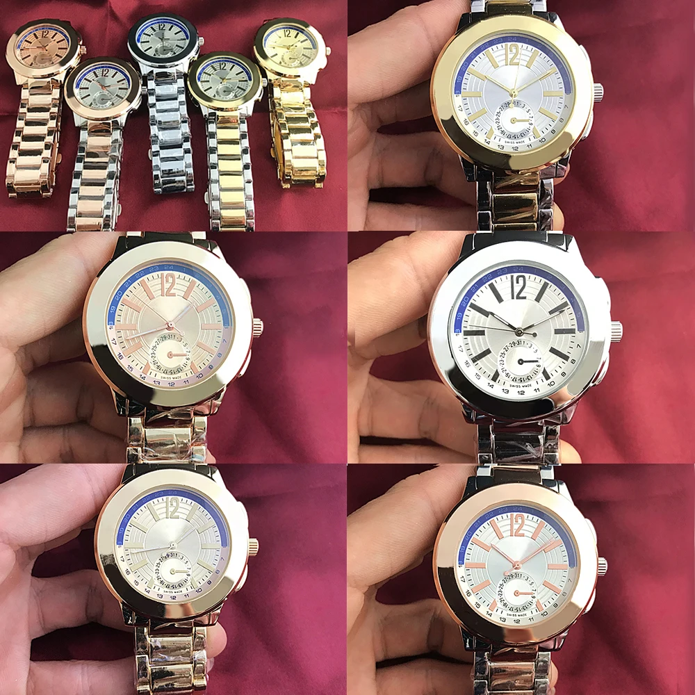 

CHAMSS Stainless Steel Men Women Couples Quartz Watches Fashion Luxury Jewelry Gift Wedding Exquisite Charm Retro