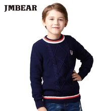 JMBEAR boys sweater kids cardigan pullover warm children clothes autumn/winter fashion new 3-14 years