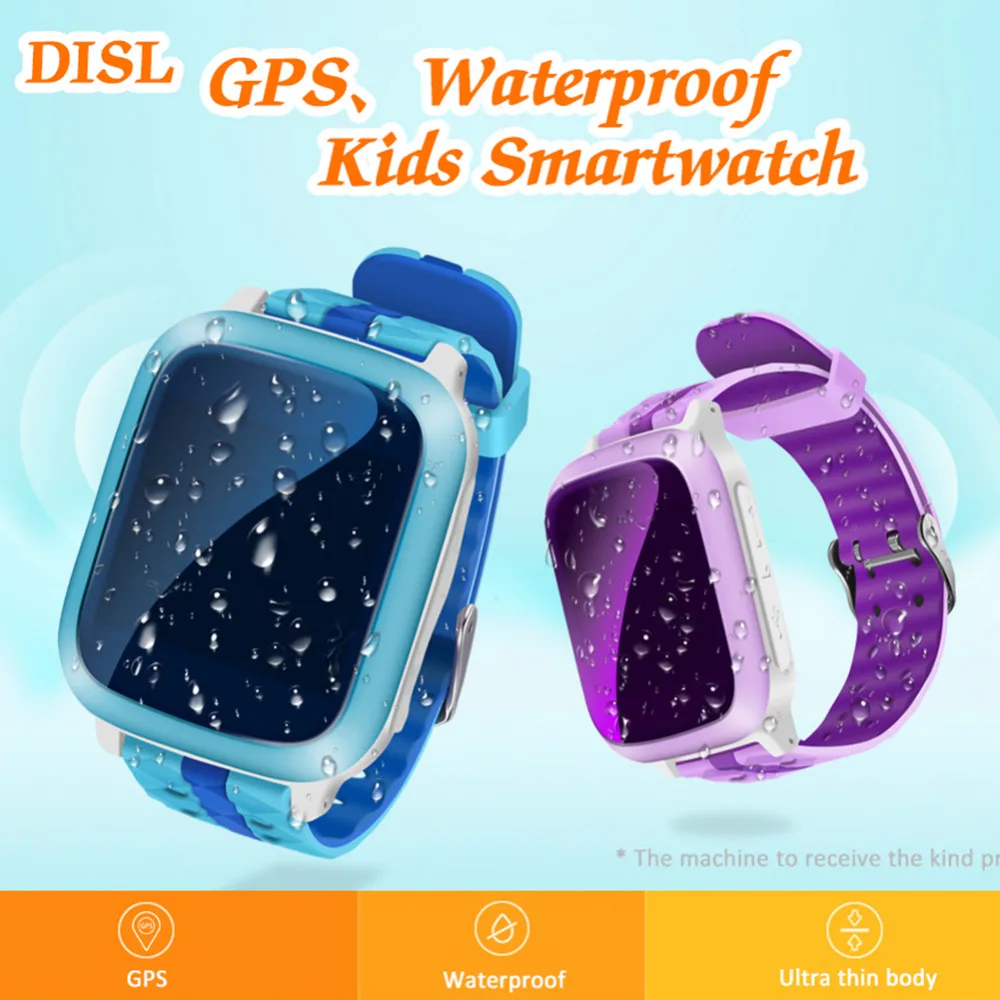 Kinder Smart Uhr mit OSO funktion GPS WiFi Locator Tracker IP67 Wasserdichte Intelligente Armbanduh