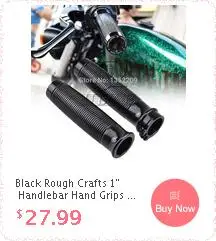 1 пара " 25/28 мм Винтаж в ретро-стиле с полосками из чёрно-резиновые МОТОЦИКЛ рукоятки руля рукоятка гель Подставка-поплавок для Go Cafe Racer ATV Dirt Bike Универсальный