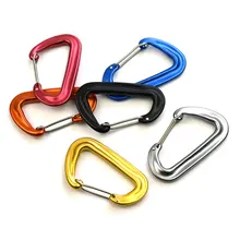 2 шт. 12KN Сверхлегкий зажим карабин для путешествия комплект кемпинга оборудование гамаки походный рюкзак карабины выживания шестерни крюк