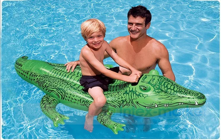 Плавающие крепления крокодила детские водные прогулки надувной матрас кольцо плавать воздушные матрасы пляжные игрушки водные виды спорта
