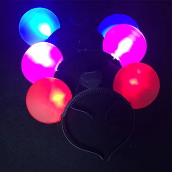 

10pcs/lot Multicolor LED Light-Up Headbands Hair Accessories Headwear for Baby Kids Girls Party Supplies