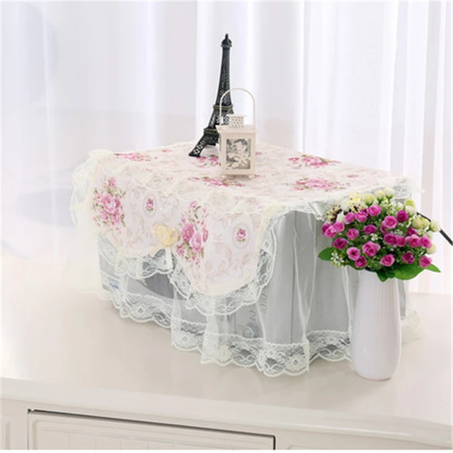 Cheap Mini Microwave Dust Cover Protective Accessories Suporte Microondas For Home Kitchen Decoration Microwave Ovens Cover LLE263