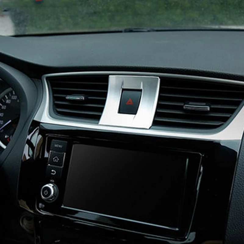 

ABS Matte for Nissan Sentra 2016 2017 2018 Car warning lamp Cover trim Car styling Accessories 1pcs