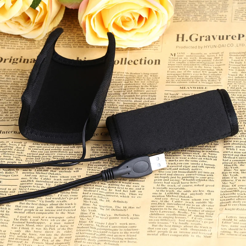 VODOOL 1 пара 7/" мотоцикл с подогревом ручки USB электрический горячий велосипед мотокросса нагреватель ручек Съемный Стиль