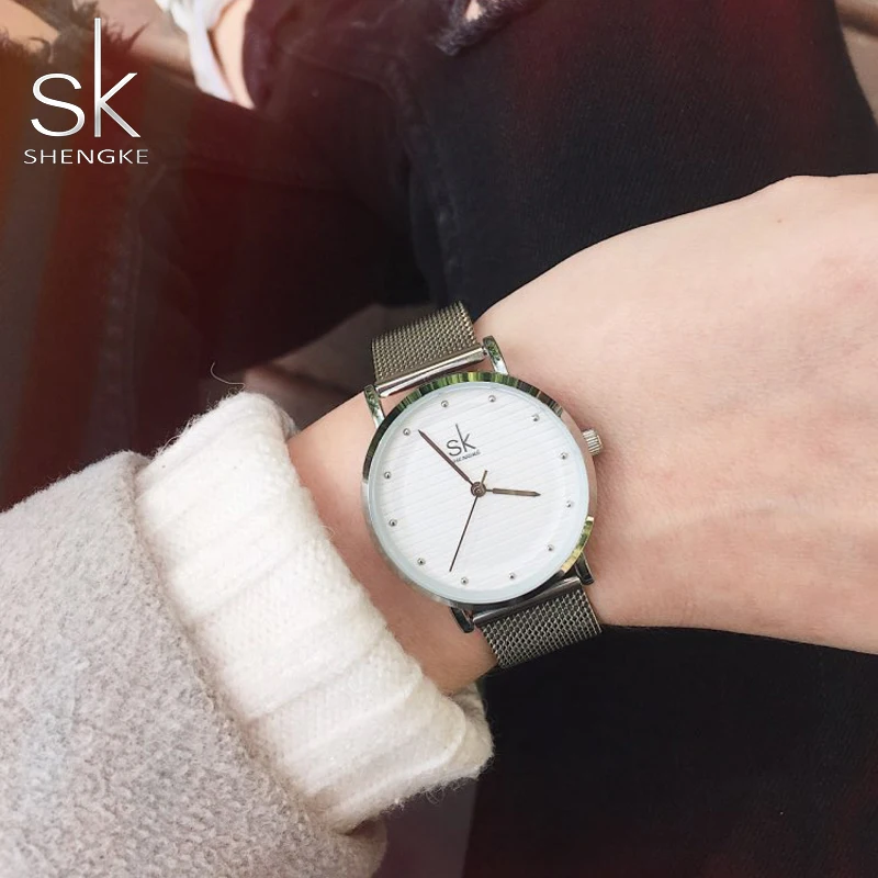 

SK 49 Ultra Thin Women Watches Girls Quartz Wristwatch Bracelet Famous Ladies Gold Watch Montre Femme Relogio Feminino 2018