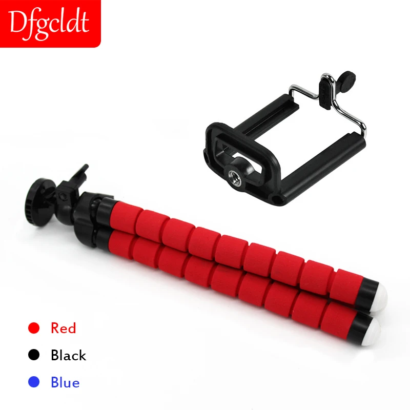 

Flexible Mini Octopus Tripod Phone Stand Camera Car Mobile Phone Holder for iPhone X 7 6 Samsung Desktop Clip Mount Bracket