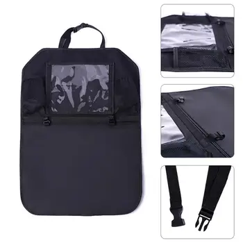 

Professional 2 PCS Car Storage Bag Car Seat Back Protectors Back Seat Organizers Hanging Bag With Tissue Box