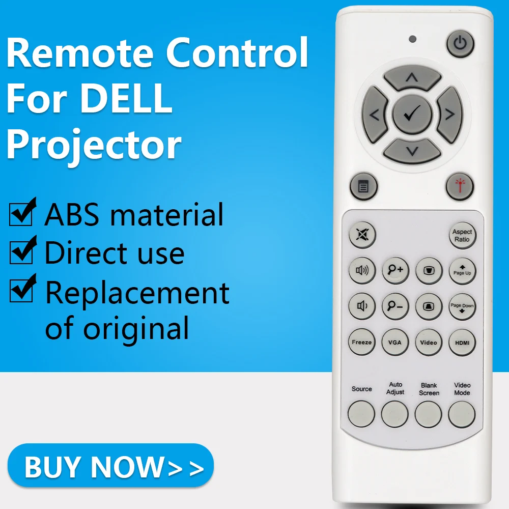 DLP Projector Replacement Remote Control For DELL 4220X 4320X 4320 5100MP