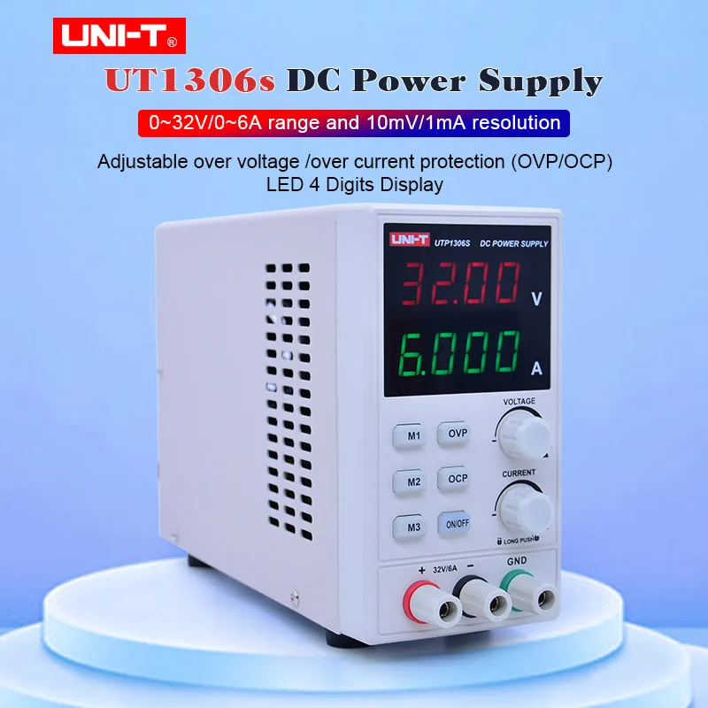 UNI T UTP1306S DC источник питания переменный 32В/6а Регулируемый Импульсный