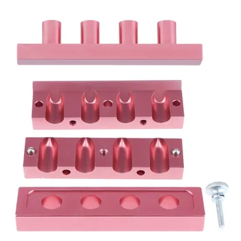 

Red Color Lipstick Mould 12.1mm Waterdrop Beak Shape Aluminium Lipstick Fill Mold Makeup Tool For DIY Lip Rouge Balm