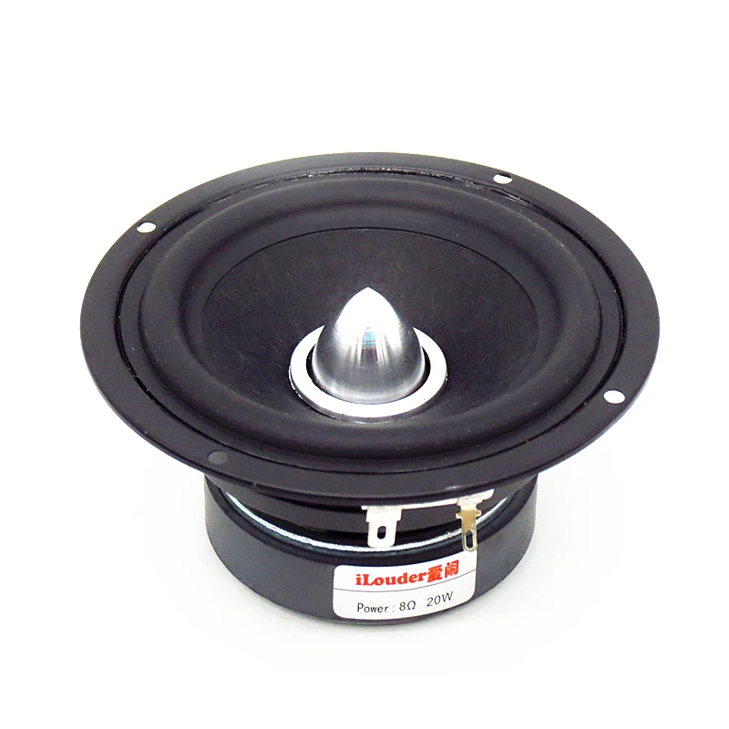 4.5 inch medium tweeter with treble cup full frequency speaker full range speaker 20W speakers fullrange 1 pairs/2pcs