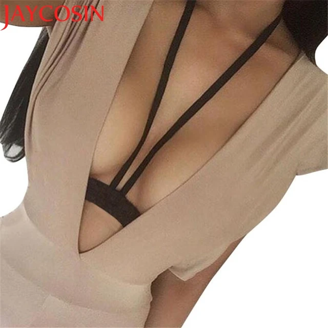 Price Hot Sexy Women Bandage  Bra Strappy Hollow Out Bra Bustier Push Up Bra Spaghetti Strap Unlined Bandage Ultra Boost WJul4