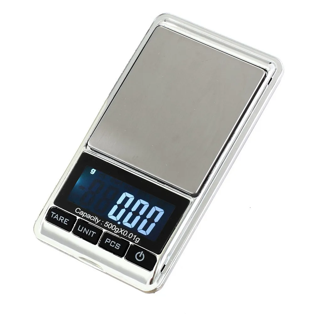500g/0.01g Electronic Scale Precision Portable Pocket LCD Digital