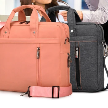 

Centechia 13 14 15 17 Inch Casual Waterproof Nylon Computer Laptop Notebook Tablet Bags Case Messenger Shoulder for Men Women