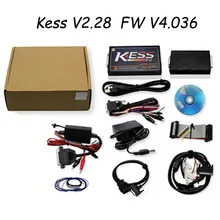 Newest KESS V2 V2.28 OBD2 Manager Tuning Kit Unlimited Token Kess V2 FW V4.036 Master Version ECU Chip Tuning with J-Link LR20