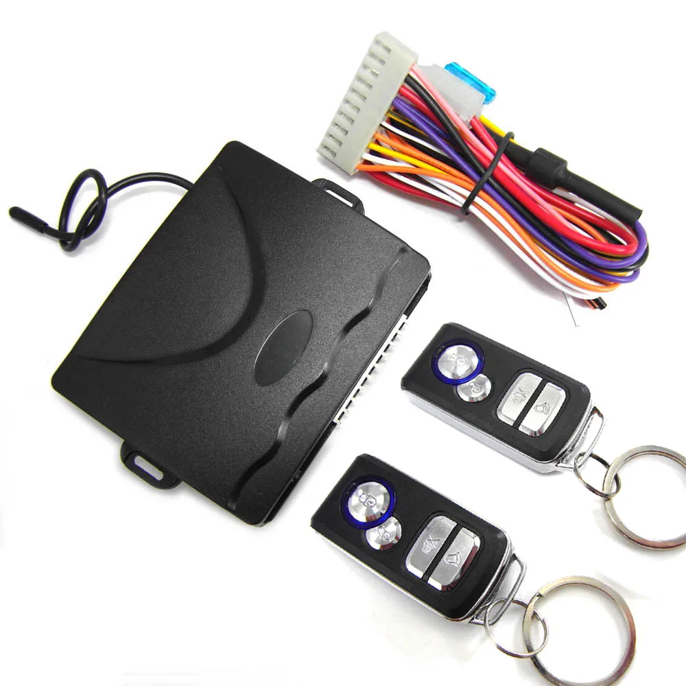 

BIUYEE Universal Car Auto Remote Central Kit Door Lock Locking 1-way car keyless entry system without siren for 12V DC Vehicle