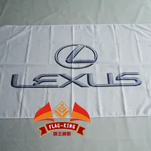 Автомобиль Lexus бренд флаг 3x5 футов 150X90 см автомобиль Lexus бренд Баннер полиэстер 100D флаг