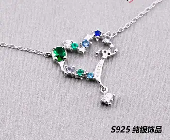 

2018 Sailor Moon Uranus Neptune Pendant Necklace 925 silver Jewelry Cos Birthday Christmas Gift