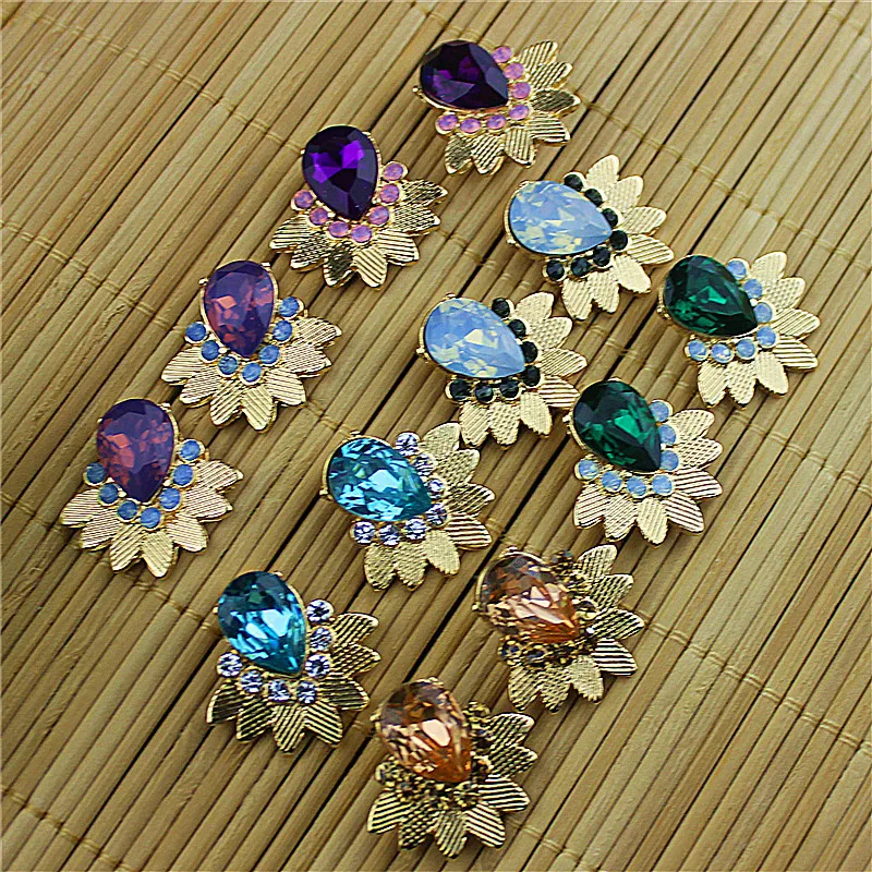 Новая Мода Великолепные женские ювелирные изделия девушки день рождения красивые. Все виды оттенков серьги, серьги агент