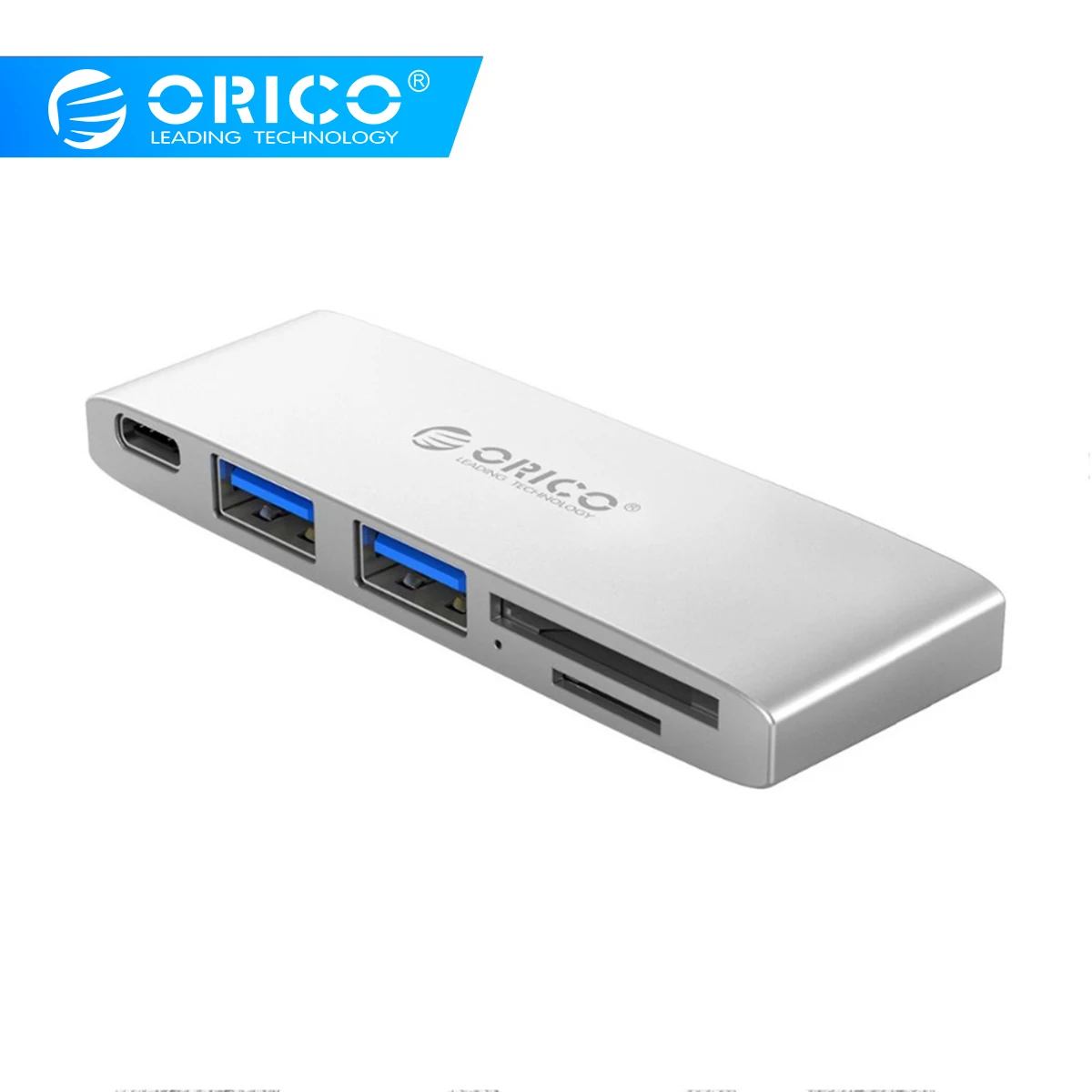 ORICO USB C концентратор USB-C к Micro 3,0 3,1 устройство для чтения карт SD TF высокоскоростной концентратор для MacBook samsung Galaxy S9 huawei P20 mate 20 Pro концентратор