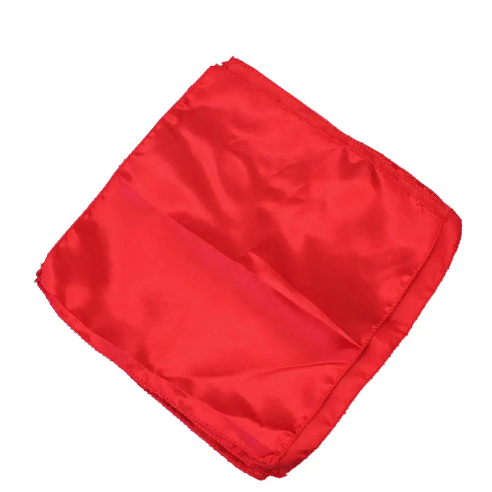 10 шт. 28x28 см полиэстер ткань обеденный стол салфетки квадратный носовым платком салфетку для Свадебная вечеринка в отеле Банкетный Декор - Цвет: Красный
