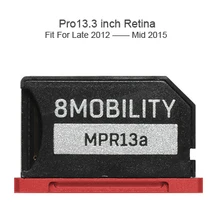 Алюминиевый 8 мобильный iSlice адаптер карты Micro SD для Apple MacBook Pro retina 1" A1425 A1502 Reader Nifty Minidrive-красный